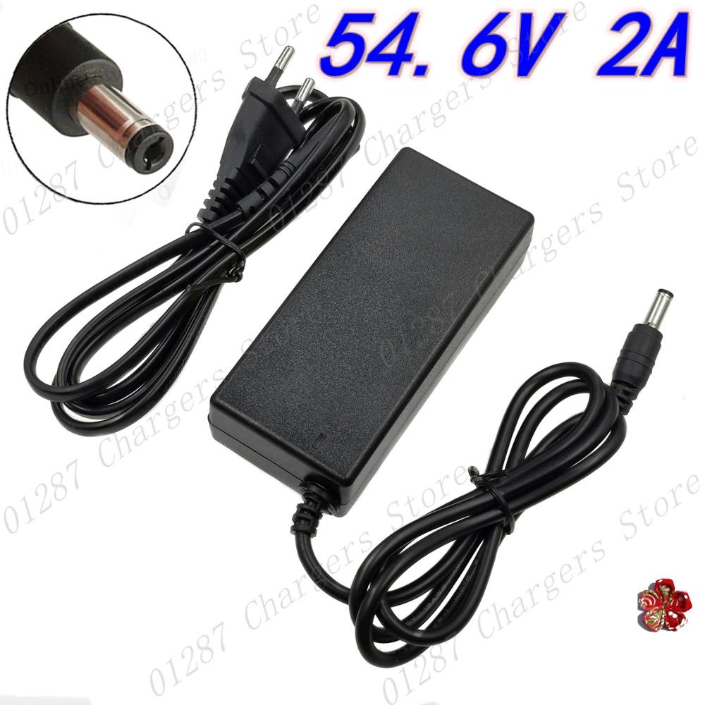 Electric Scooter Charger - Cargador de 54.6V 2A para Batería