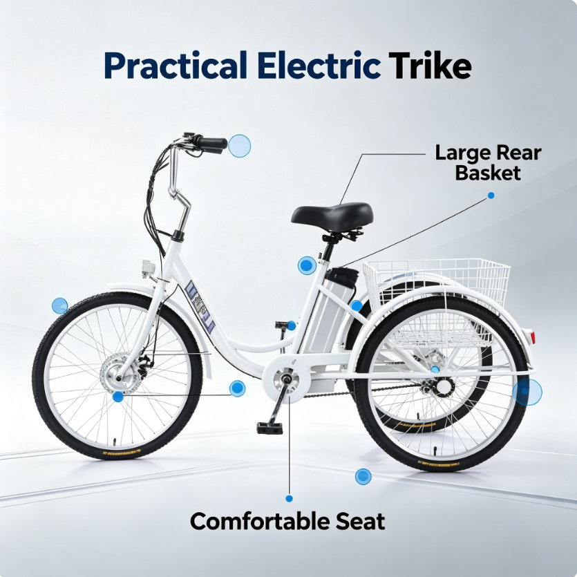 Triciclo Eléctrico de 24