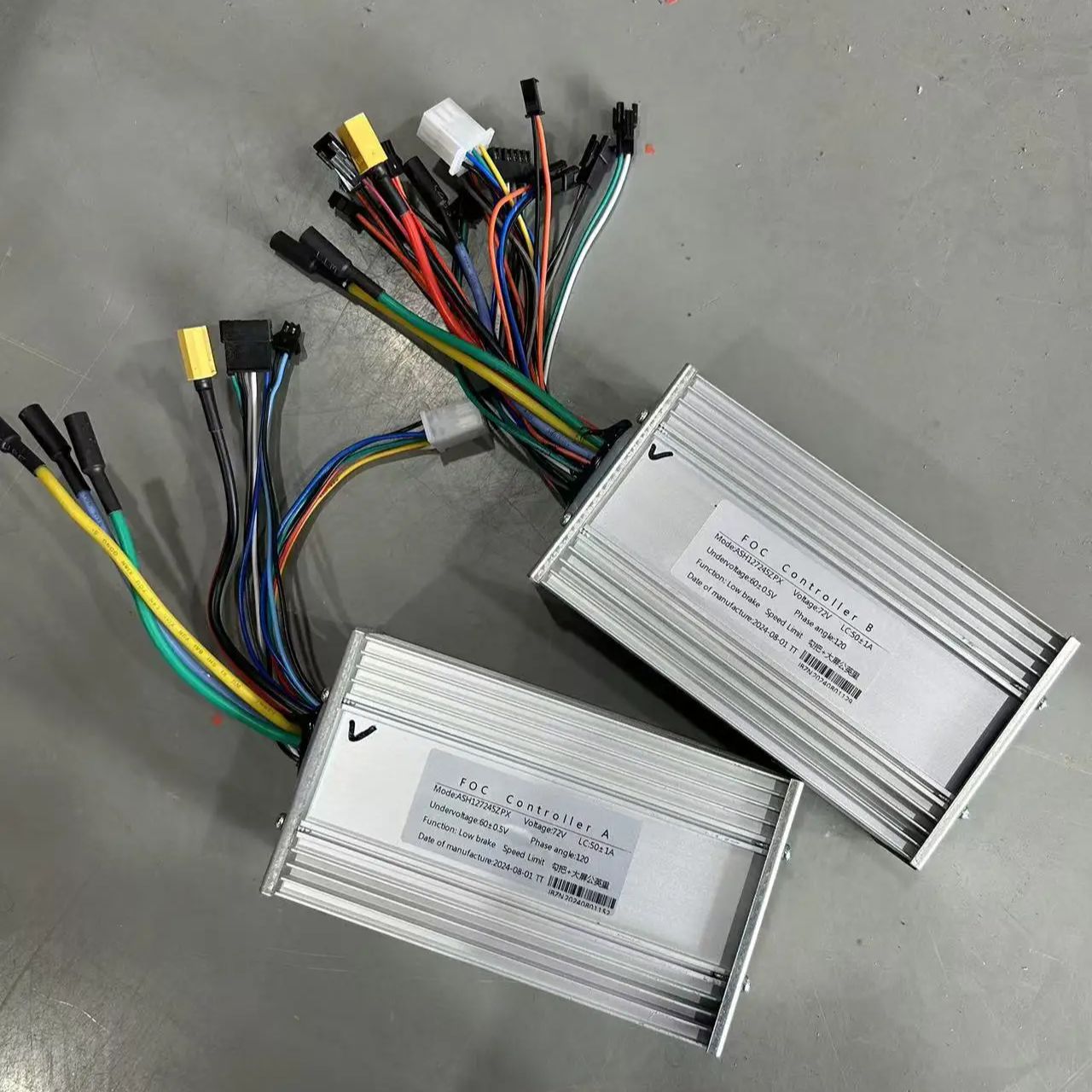JBZN 60V 72V 50A Scooters eléc - 72V 45A Dual Controller reseña y precio