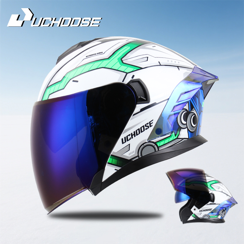 Casco Abierto para Motocicleta - Scooter Helmet Set reseña y precio