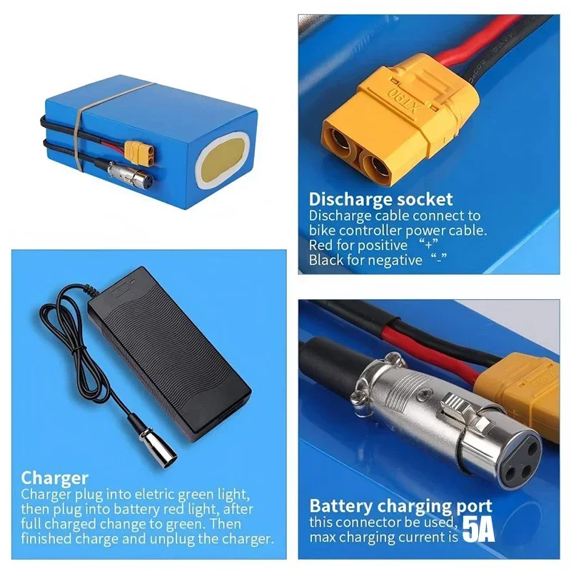 Batería de litio de 2000W para - 60V 30Ah 21700 Battery Pack reseña y precio